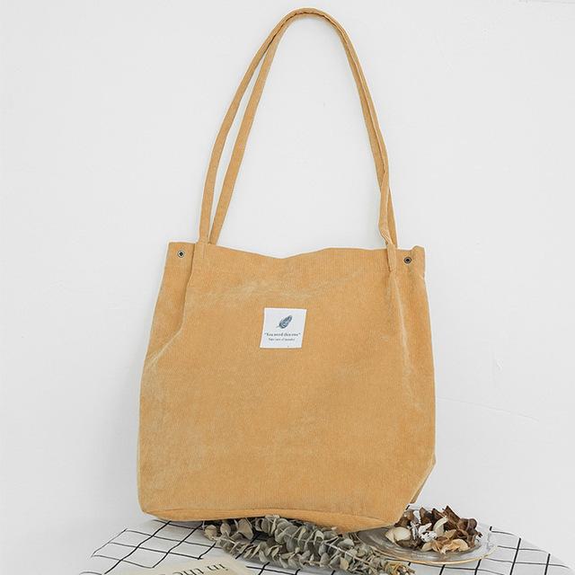 Women's Shopping Bag Large Ladies Canvas Shoulder Bags Tote Shopper Eco Reusable Bag Cotton Cloth Handbag For Women