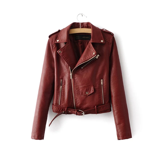 2023 autumn and winter women's clothing coat ,US version of women's leather jacket fashion women's clothing wholesale