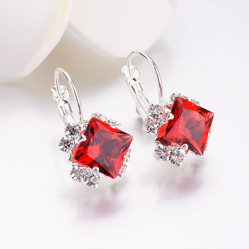 Women rhombus earrings