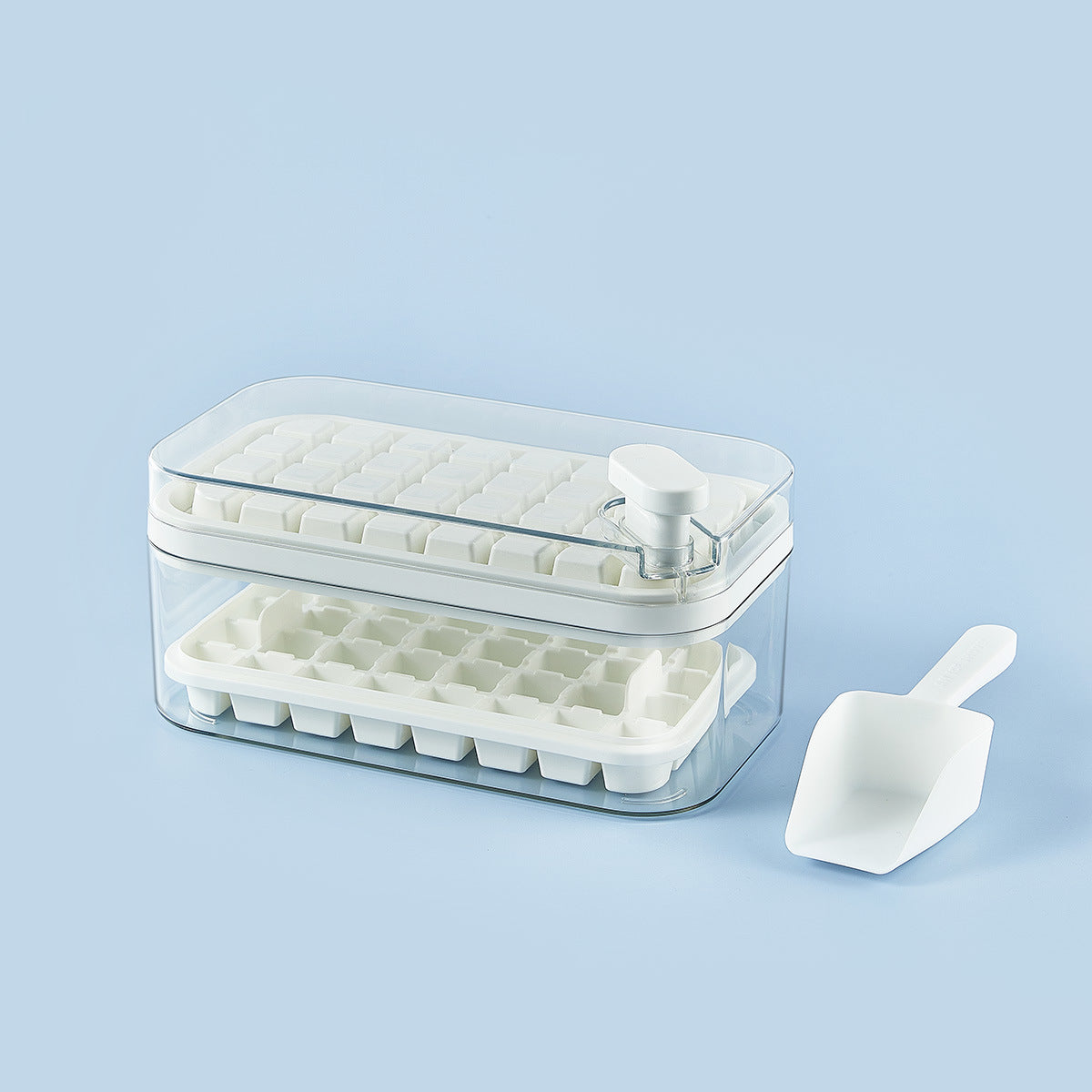 Home Refrigerator Ice Storage Box Homemade Ice Lattice Food Grade One Key Deicing