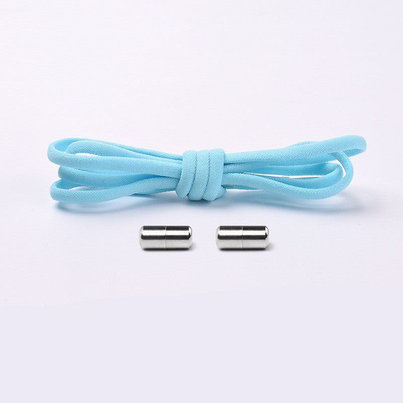 Elastic No Tie Shoelaces Semicircle Shoe Laces For Kids And Adult Sneakers Quick Lazy Metal Lock Laces Shoe Strings