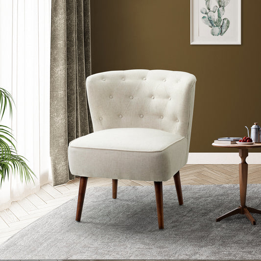 Caporaso Side Chair-IVORY