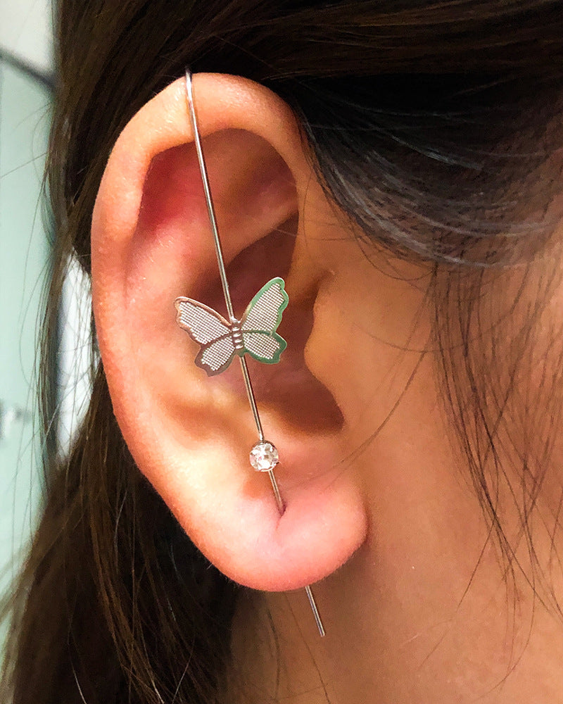 Women's Fashion Colorful Acrylic Butterfly Earrings