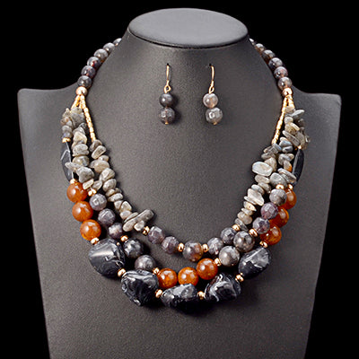 Wedding Accessories African Beads Jewellery Set