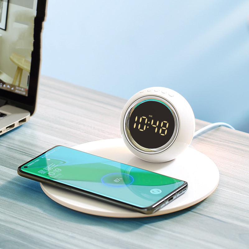 New Creative Alarm Clock Wireless Charging