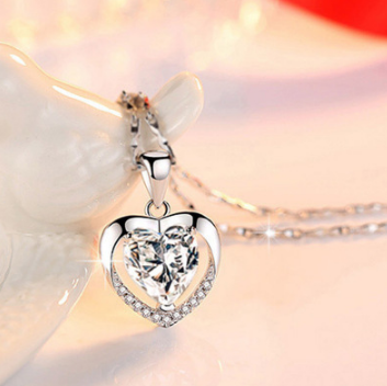 Silver Necklace For Lover