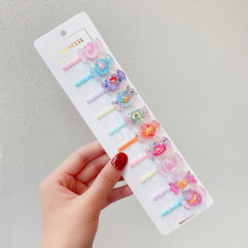 Net Celebrity Girl Hairpin Does Not Hurt Hair, One Word Clip Sweet Princess Clip Hair Accessories