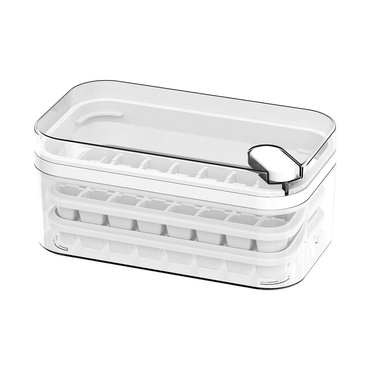 Home Refrigerator Ice Storage Box Homemade Ice Lattice Food Grade One Key Deicing