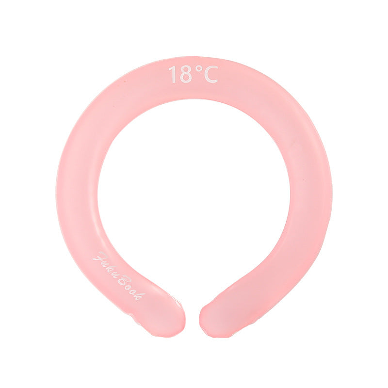 Summer Supplies Heatstroke Prevention And Cooling Artifact Ice Neck Outdoor Sports Cooling Ring Ice Cold Neck Collar