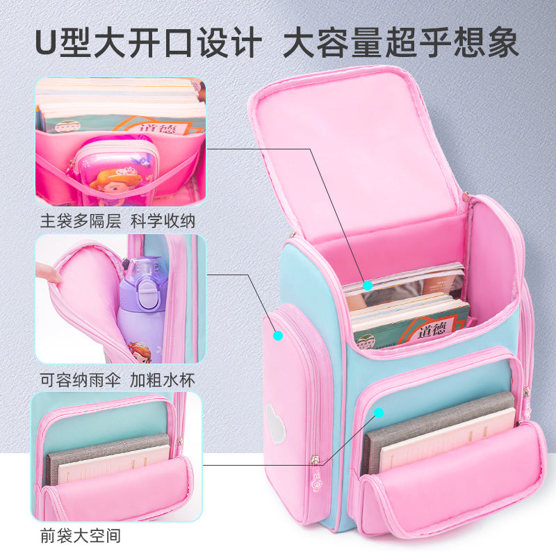 Barbie Schoolbag Schoolgirls 2021 New Style Girls Girls Ultralight Backpacks For Children In Grades 13 To 6